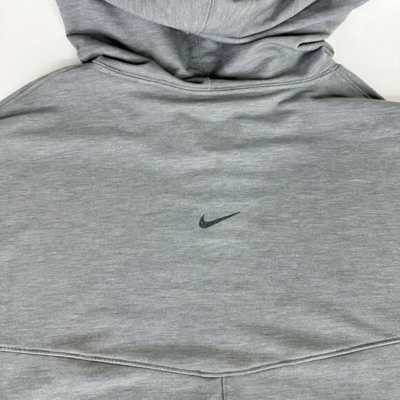 Nike Yoga Dri Fit hoodie hooded sweatshirt gray Pull-over DM7033-073 - Picture 13 of 14